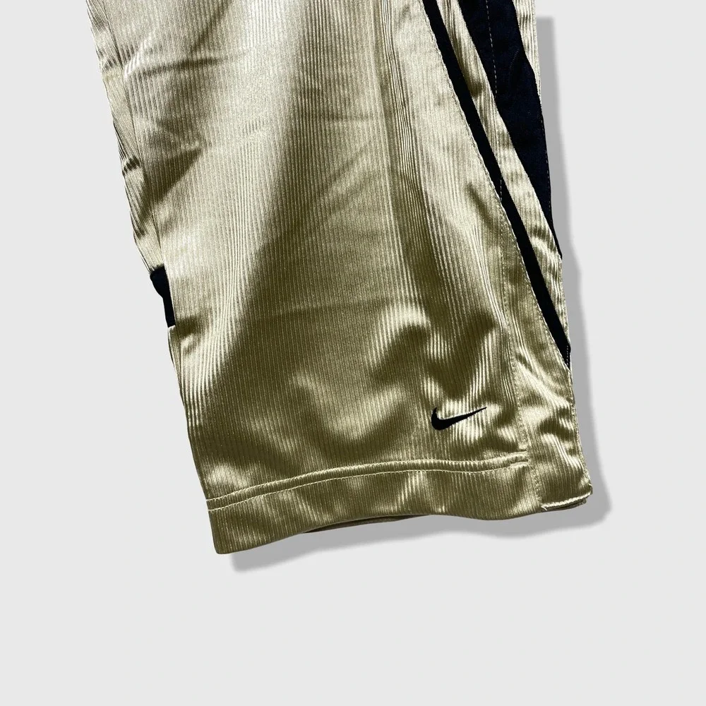 Nike Break Away Pants Mens M Gold Y2K Streetwear Sporty Retro Athletic